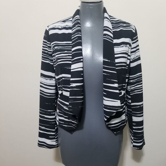 NY & Co. Light gray/black Open Jacket XS - Picture 2 of 7